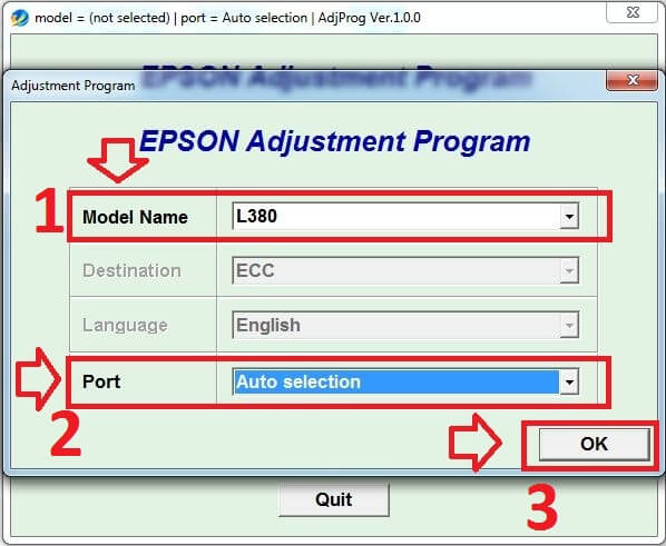 epson l380 resetter adjustment program