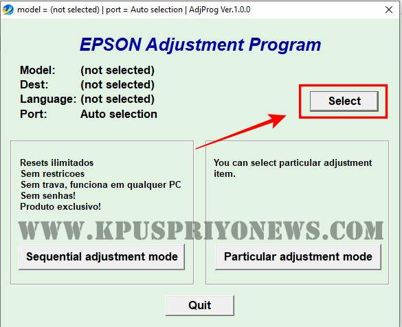 Epson l220 adjustment program free download zip files