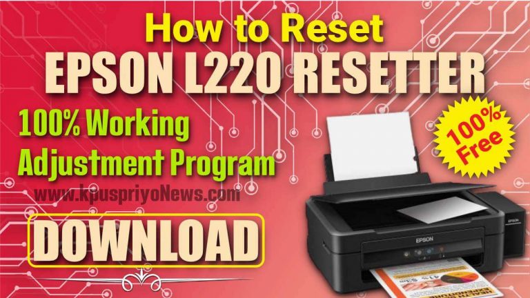 epson l360 resetter adjustment program free download
