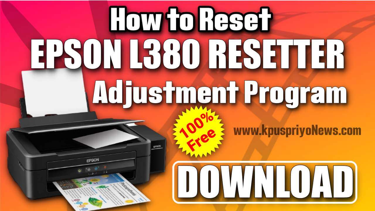 Epson l380 resetter adjustment program rar unlocker