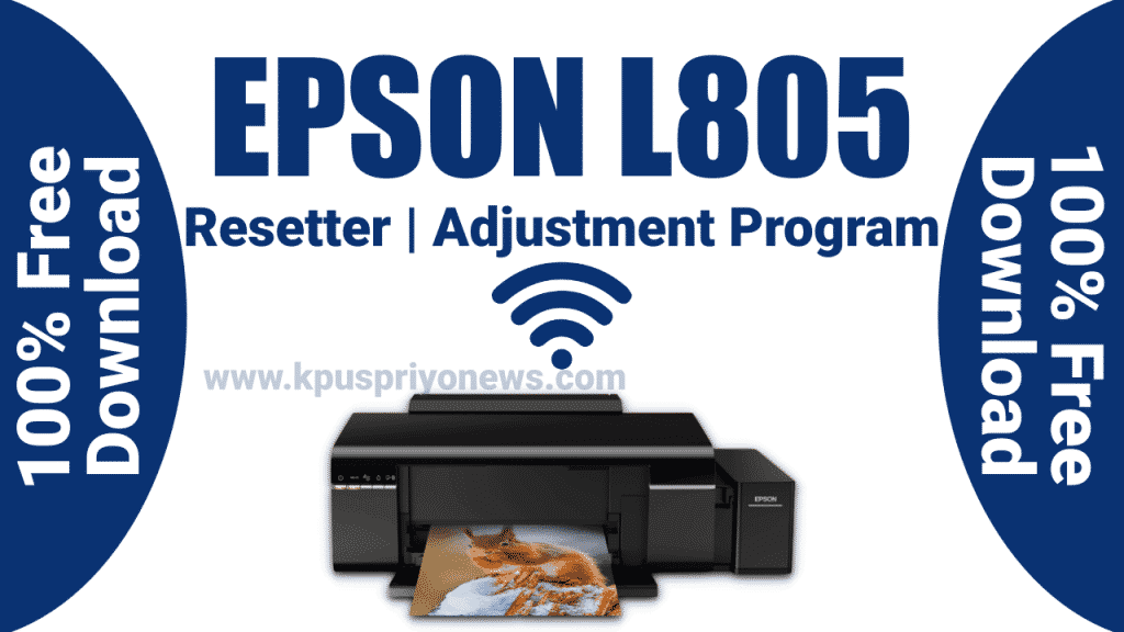 epson adjustment program l805