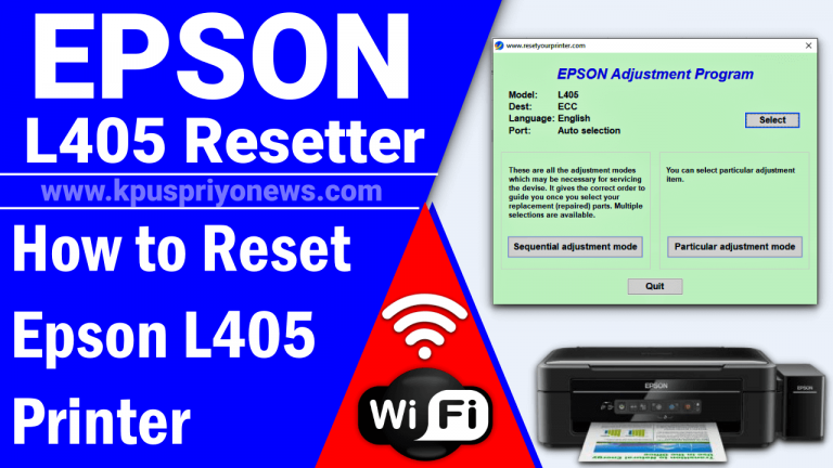 epson l405 resetter adjustment program free download